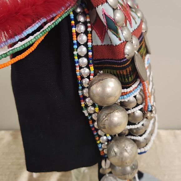 Thailand Akha Hill Tribe Child's Cap - Picture 7 of 16